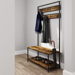 Bala Coat Rack in Rustic Oak