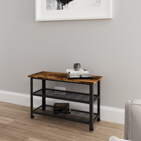 Bala Tall Coffee Table in Rustic Oak