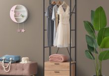 Claire 2 Drawer 1 Shelf Open Wardrobe
