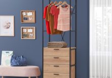 Claire 4 Drawer Open Wardrobe