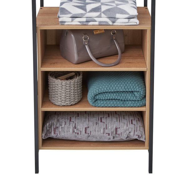 Claire 5 Shelf Open Wardrobe - Image 5