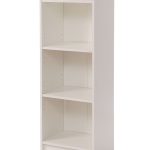 Essentials Medium Narrow Bookcase in White
