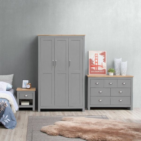 Lisbon 3 Piece Set in Light Grey