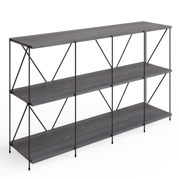 Leyo Living Cube Shelving Unit 4 x 2 in Grey - Image 2