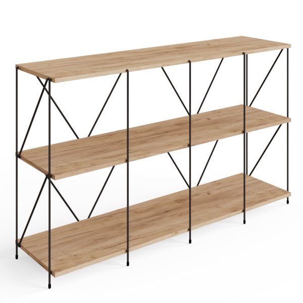 Leyo Living Cube Shelving Unit 4 x 2 in Oak - Image 2