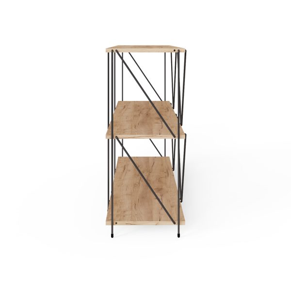 Leyo Living Cube Shelving Unit 4 x 2 in Oak - Image 4