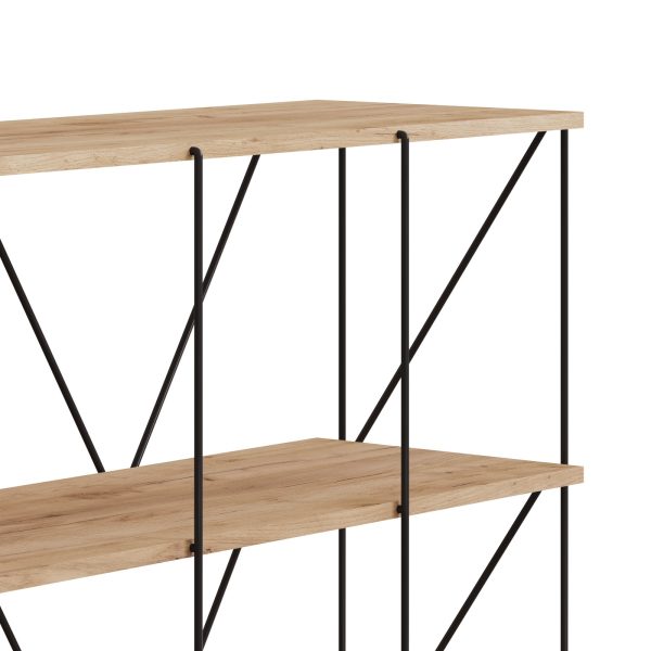 Leyo Living Cube Shelving Unit 4 x 2 in Oak - Image 5