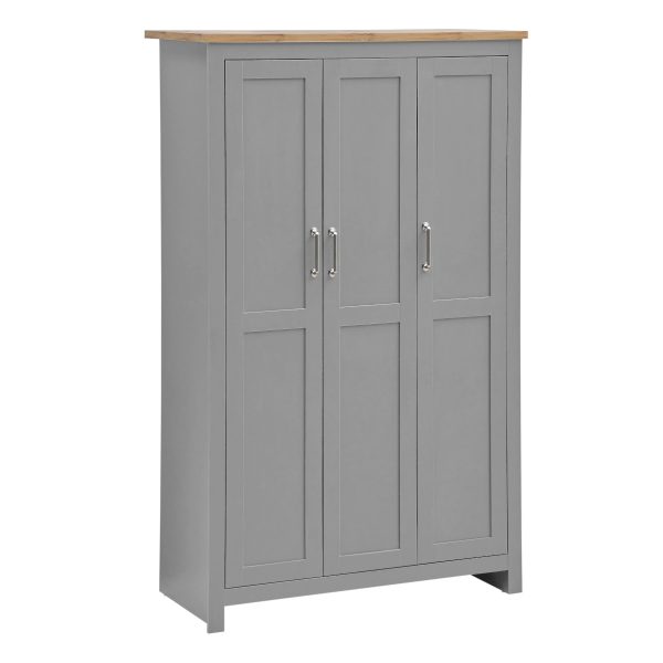 Lisbon 3 Piece Bedroom Set in Light Grey - Image 3