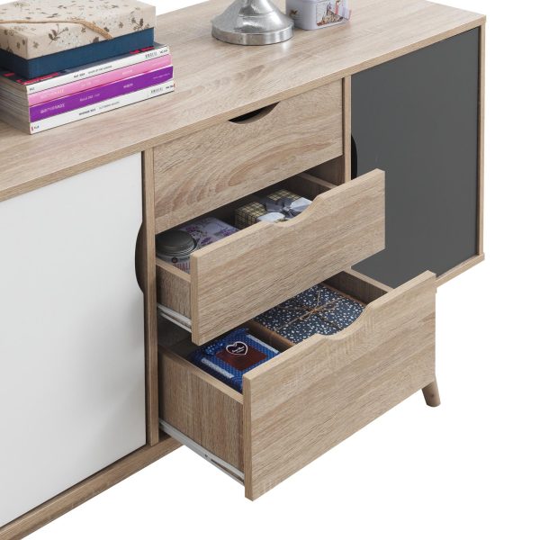 Alford 2 Sideboard with 2 Doors & 3 Drawers - Image 3