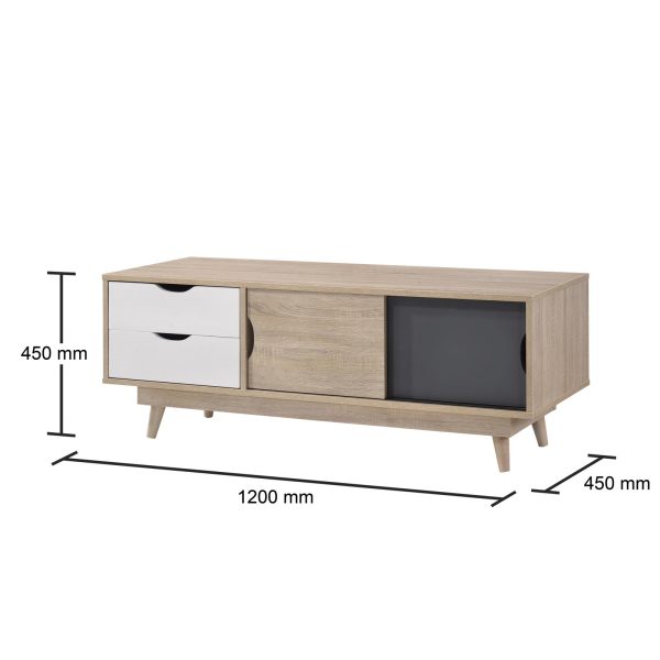 Alford 2 Door & 2 Drawer TV Unit - Image 6