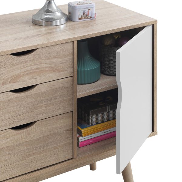 Alford Sideboard with 2 Doors & 3 Drawers - Image 3