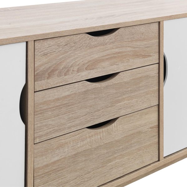 Alford Sideboard with 2 Doors & 3 Drawers - Image 4