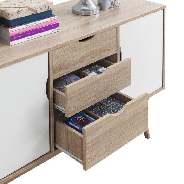 Alford Sideboard with 2 Doors & 3 Drawers - Image 6