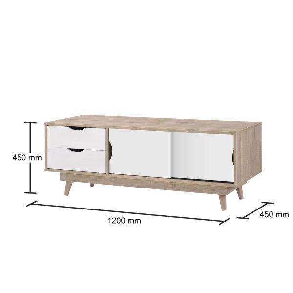 Alford 2 Door & 2 Drawer TV Unit - Image 7