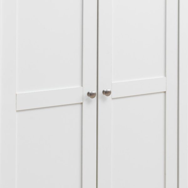 Astbury 2 Door Wardrobe in White and Oak - Image 6