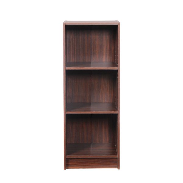 Essentials Medium Narrow Bookcase in Walnut - Image 3