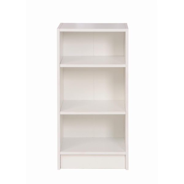 Essentials Small Narrow Bookcase in White - Image 3