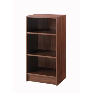 Essentials Small Narrow Bookcase in Walnut