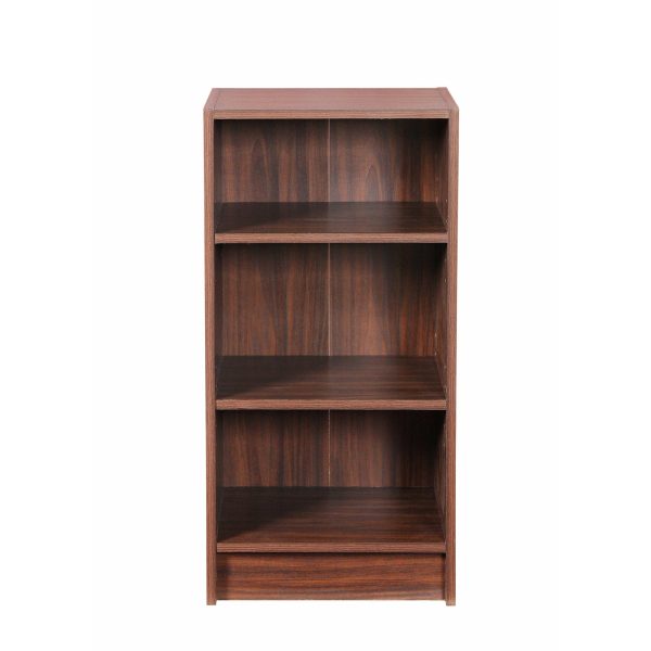 Essentials Small Narrow Bookcase in Walnut - Image 2