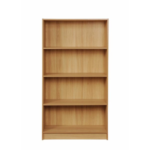 Essentials Tall Bookcase in Yellow Oak - Image 2