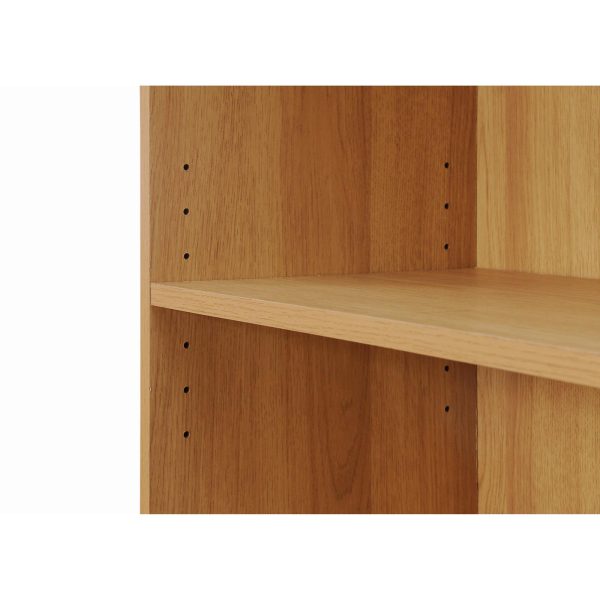 Essentials Tall Bookcase in Yellow Oak - Image 3