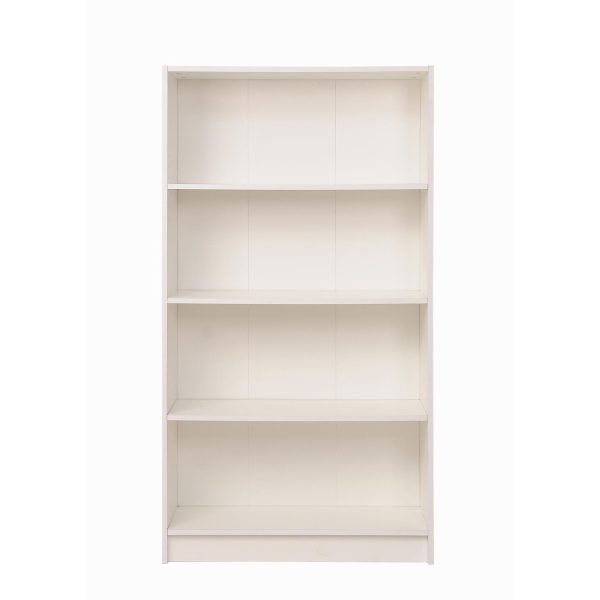 Essentials Tall Bookcase in White - Image 2