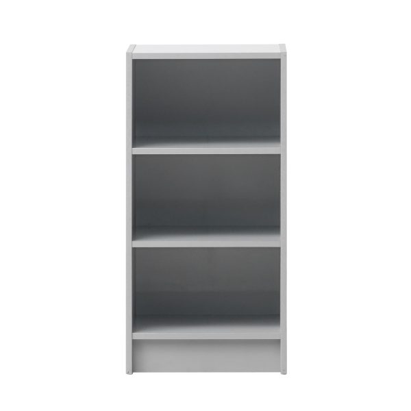 Essentials Small Narrow Bookcase in Grey - Image 2