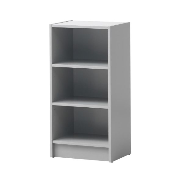 Essentials Small Narrow Bookcase in Grey - Image 3