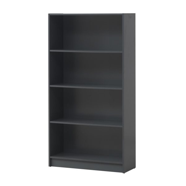 Essentials Tall Bookcase in Dark Grey - Image 2