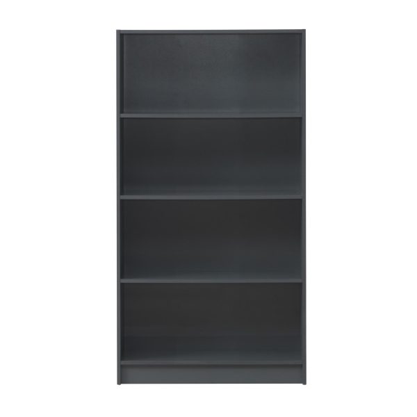 Essentials Tall Bookcase in Dark Grey - Image 3