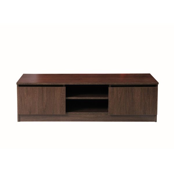 Essentials 120cm TV Cabinet in Dark Oak - Image 5