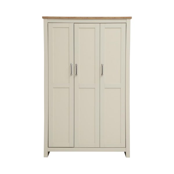 Lisbon 2 Piece Set - 3 Door Wardrobe and 1 Drw Bedside - Image 2