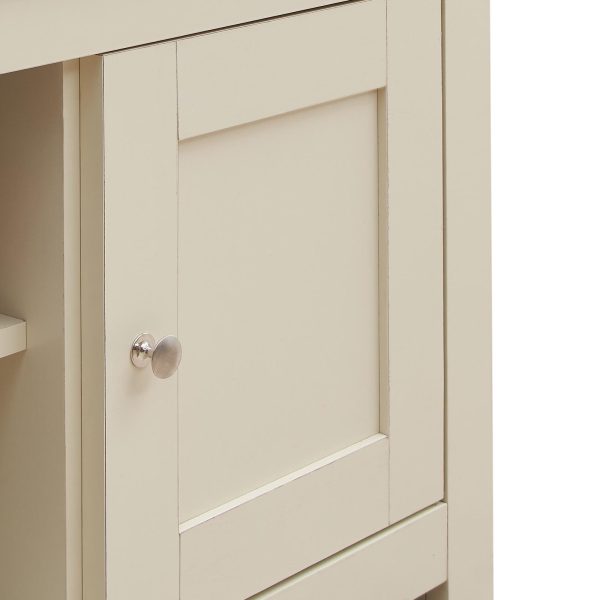 Lisbon TV Unit 2 Doors 1 Shelf in Cream and Oak - Image 6