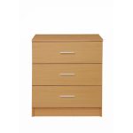 Rio Costa 3 Drawer Chest in Beech