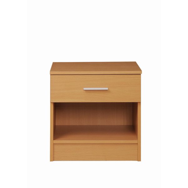 Rio Costa Nightstand with 1 Drawer in Beech