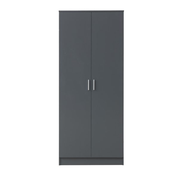 Rio Costa 2 Door Wardrobe in Dark Grey