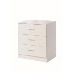 Rio Costa 3 Drawer Chest in White