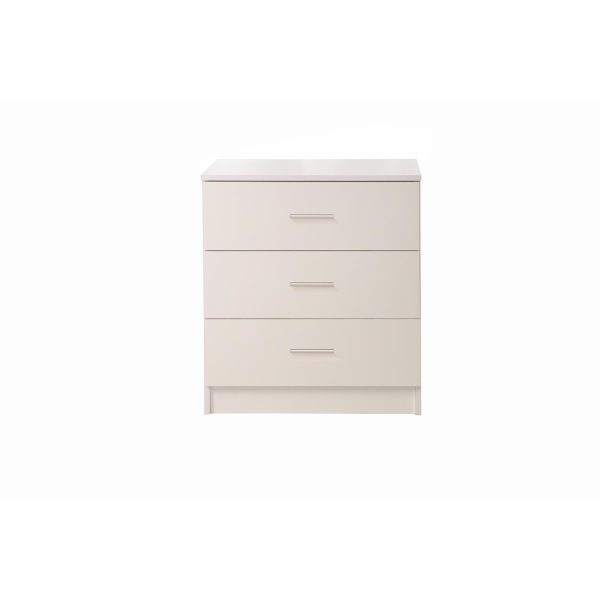 Rio Costa 3 Piece Bedroom Set 3 Drawer in White - Image 7