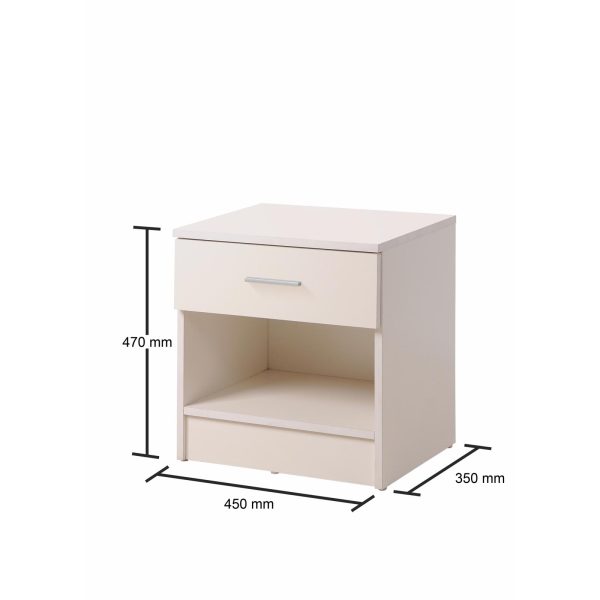 Rio Costa 3 Piece Bedroom Set 3 Drawer in White - Image 12