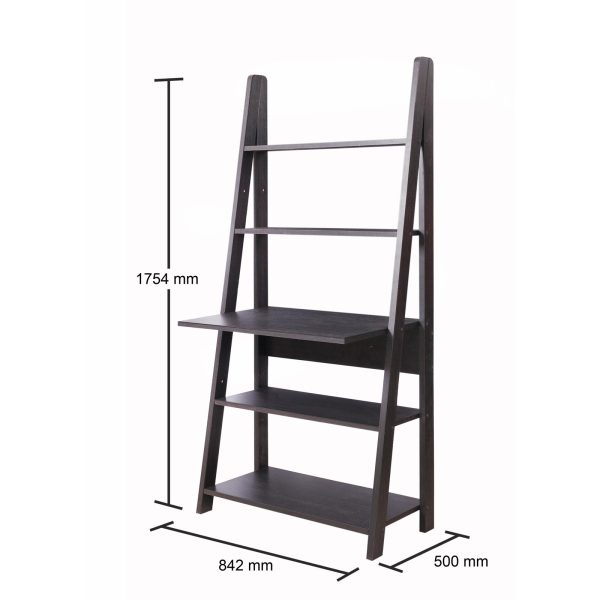 Riva Tall Ladder Desk in Black - Image 2