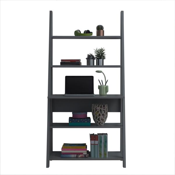 Riva Ladder Desk in Dark Grey - Image 3