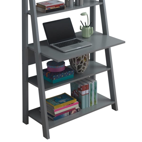 Riva Ladder Desk in Dark Grey - Image 4