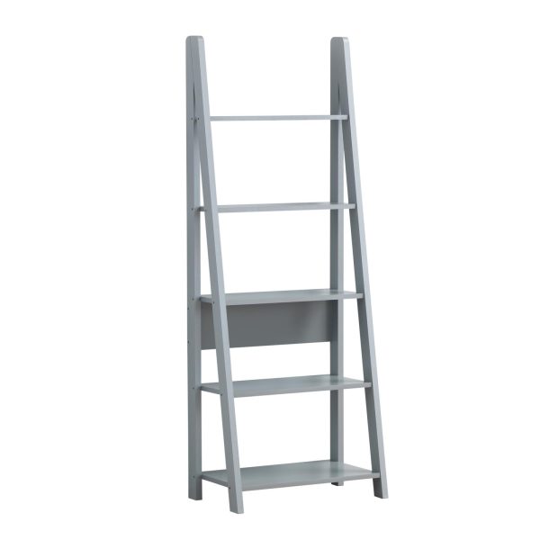 Riva Ladder Bookcase in Grey - Image 5