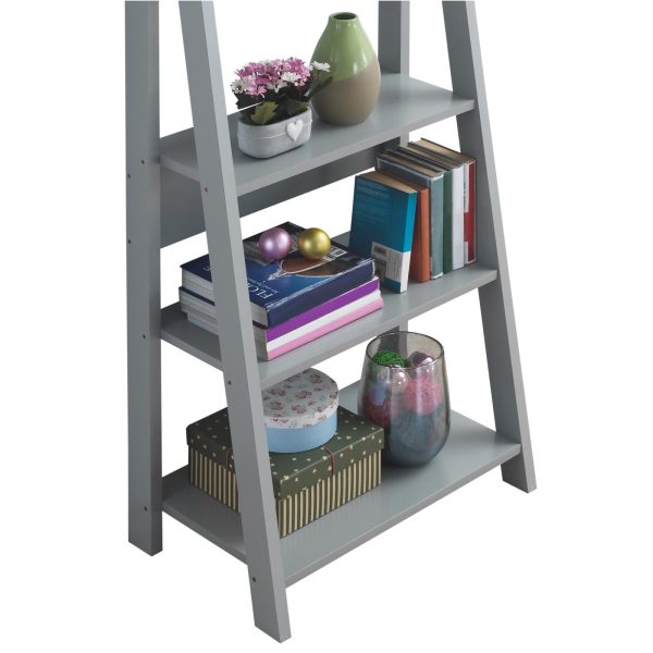 Riva Ladder Bookcase in Grey - Image 2