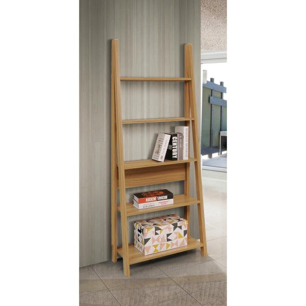 Riva Ladder Bookcase in Oak