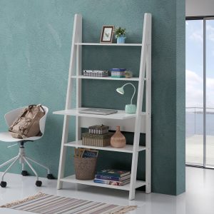 Riva Tall Ladder Desk in White