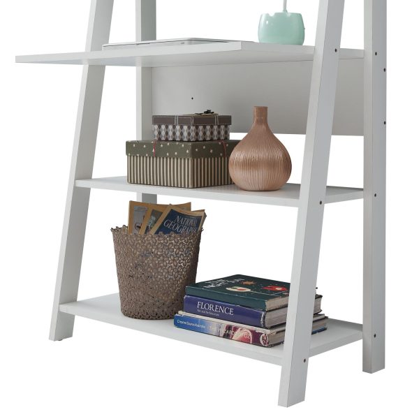 Riva Tall Ladder Desk in White - Image 2