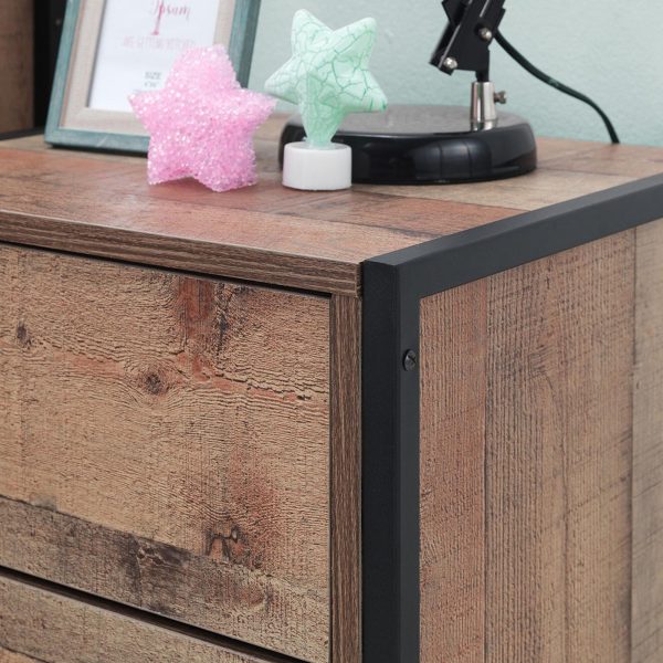 Stretton 2 Drawer bedside table - Image 3