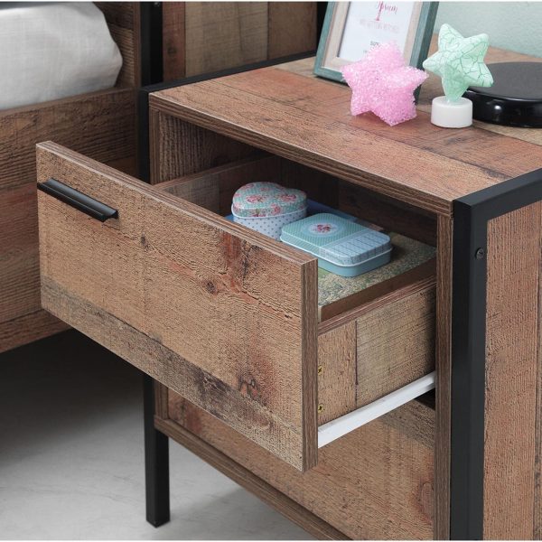 Stretton 2 Drawer bedside table - Image 4