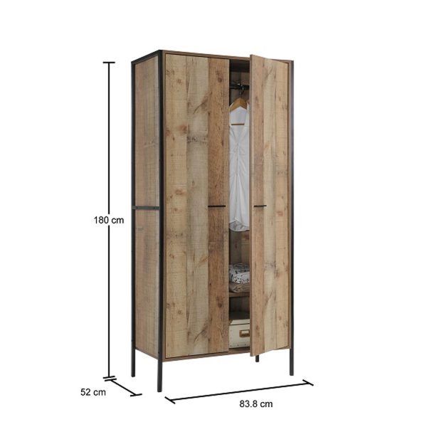 Stretton 2 Door wardrobe - Image 6